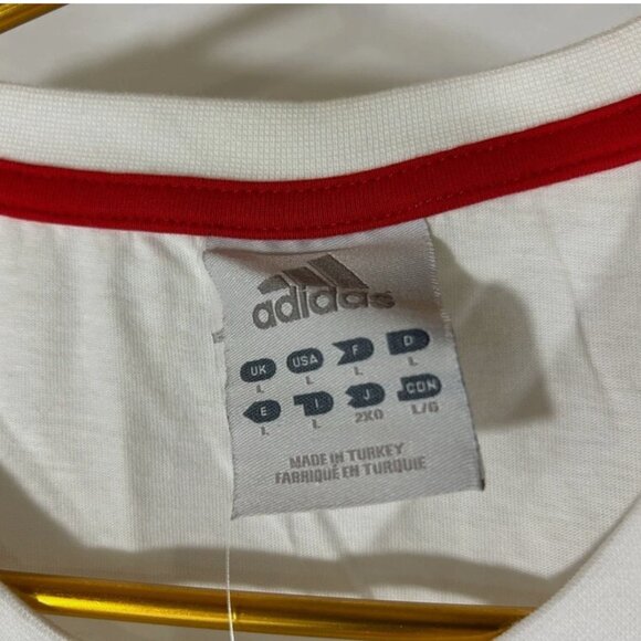 adidas Team GB Official Great Britain Logo Olympics White T-Shirt Mens Large NWT - Picture 3 of 5